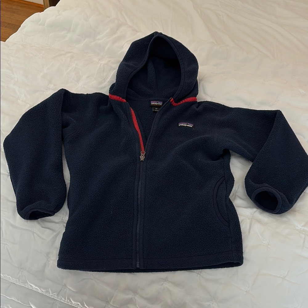 Patagonia Kids' Navy Fleece Hoodie